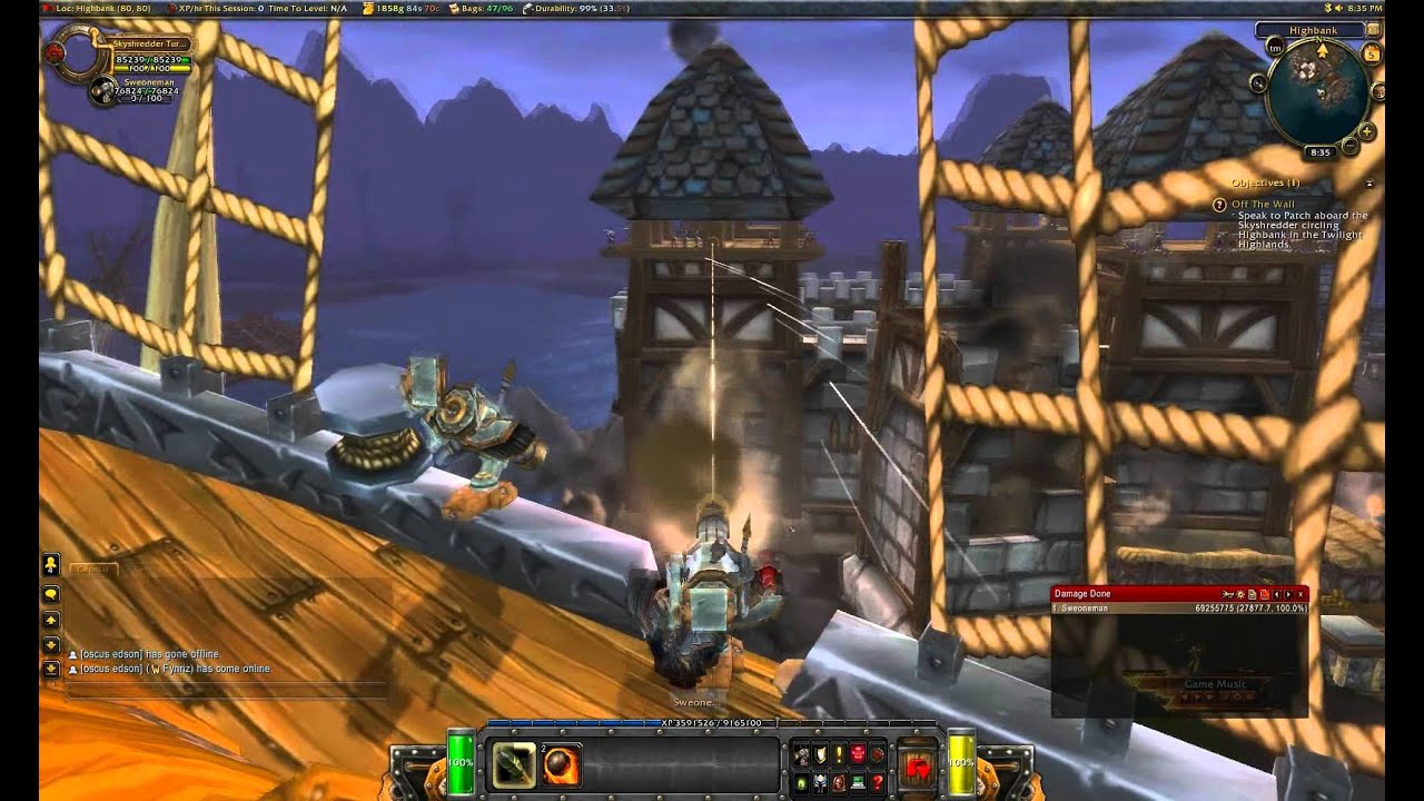 WoW zappline pownedge(off the wall)