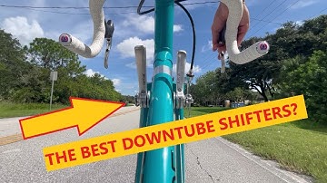 Suntour Cyclone Downtube Shifters Review! Friction Only Model!
