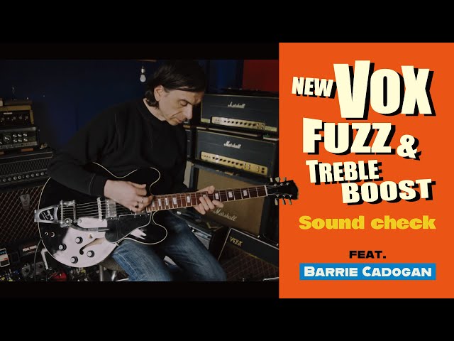 Barrie Cadogan checks out the VOX VTB-1 and VFZ-1 - YouTube