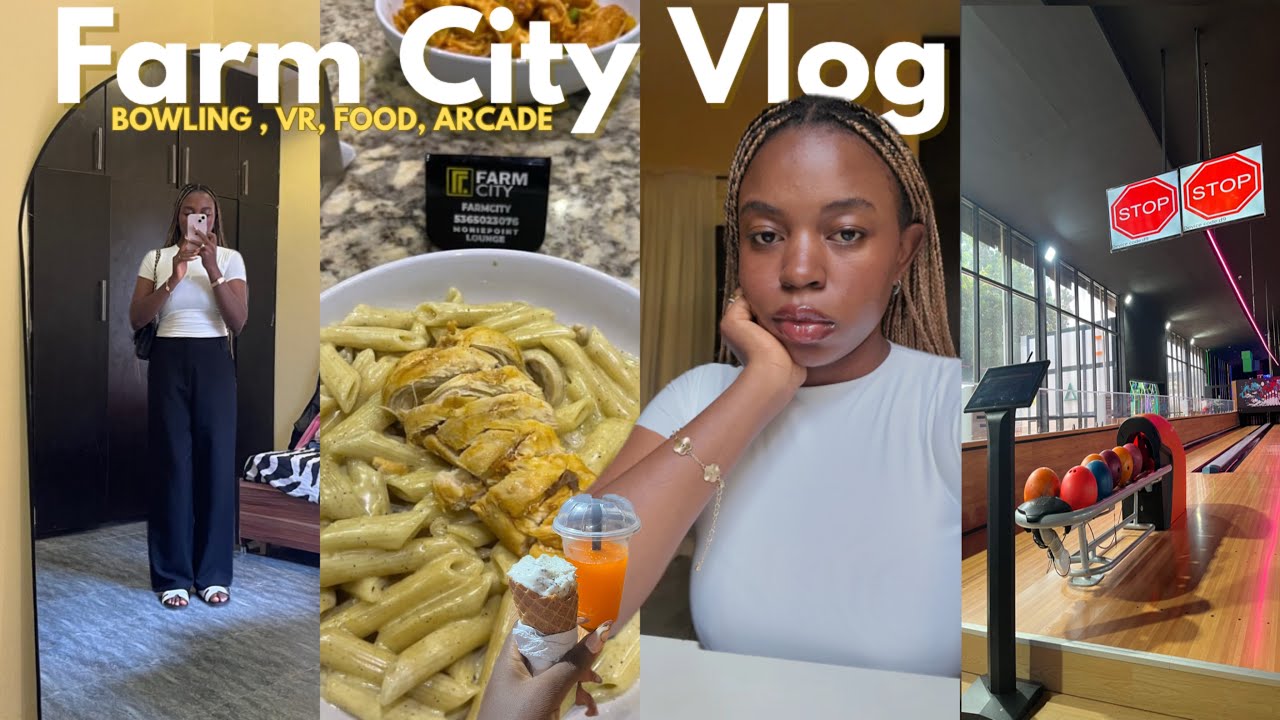 Exploring Farm City Abuja | Bowling, VR Games,  Food | Vlog