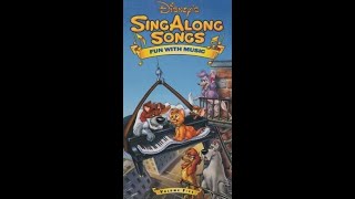 Opening To Disneys Sing-Along Songs Fun With Music 1991 Vhs