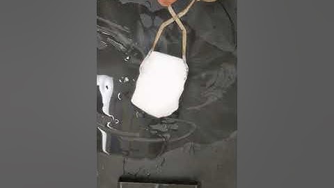 Dry ice sublimation video