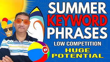 Summer Keyword Phrases to Design and Sell on Redbubble and Other Print On Demand Stores