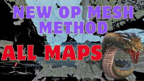 ARK ASCENDED EASY MESHING EXPLOIT ALL MAPS [NEW]