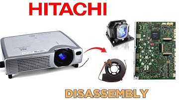 HITACHI Multimedia Projector Disassembly || What is Inside this gadget.