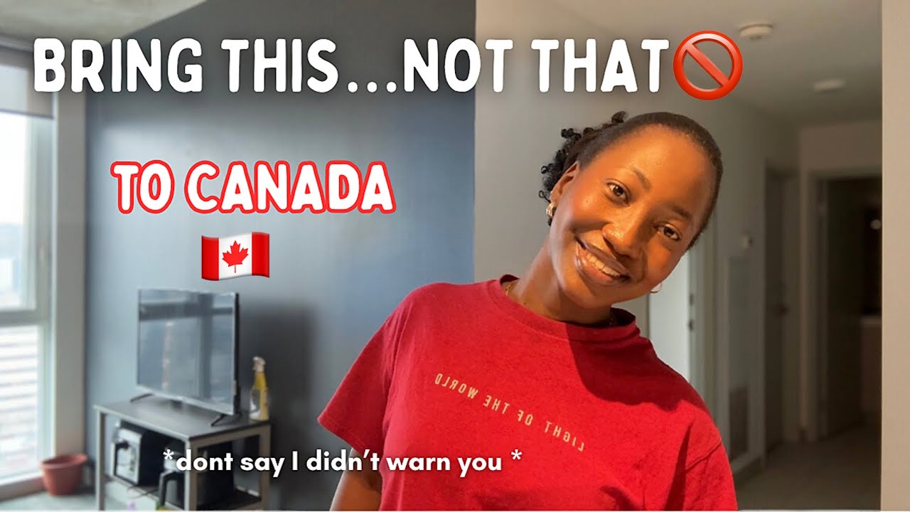 Что брать с собой (и НЕ брать с собой) при переезде в Канаду 🇨🇦