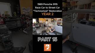 PART 29 | 1969 Porsche 911 S Race Car to Street Car Restoration | #shorts #porsche #restoration