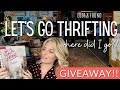 Thrift with Me! Franklin, TN &amp; Utah TRAVEL VLOG, Thrift Haul, and a  GIVEAWAY!!