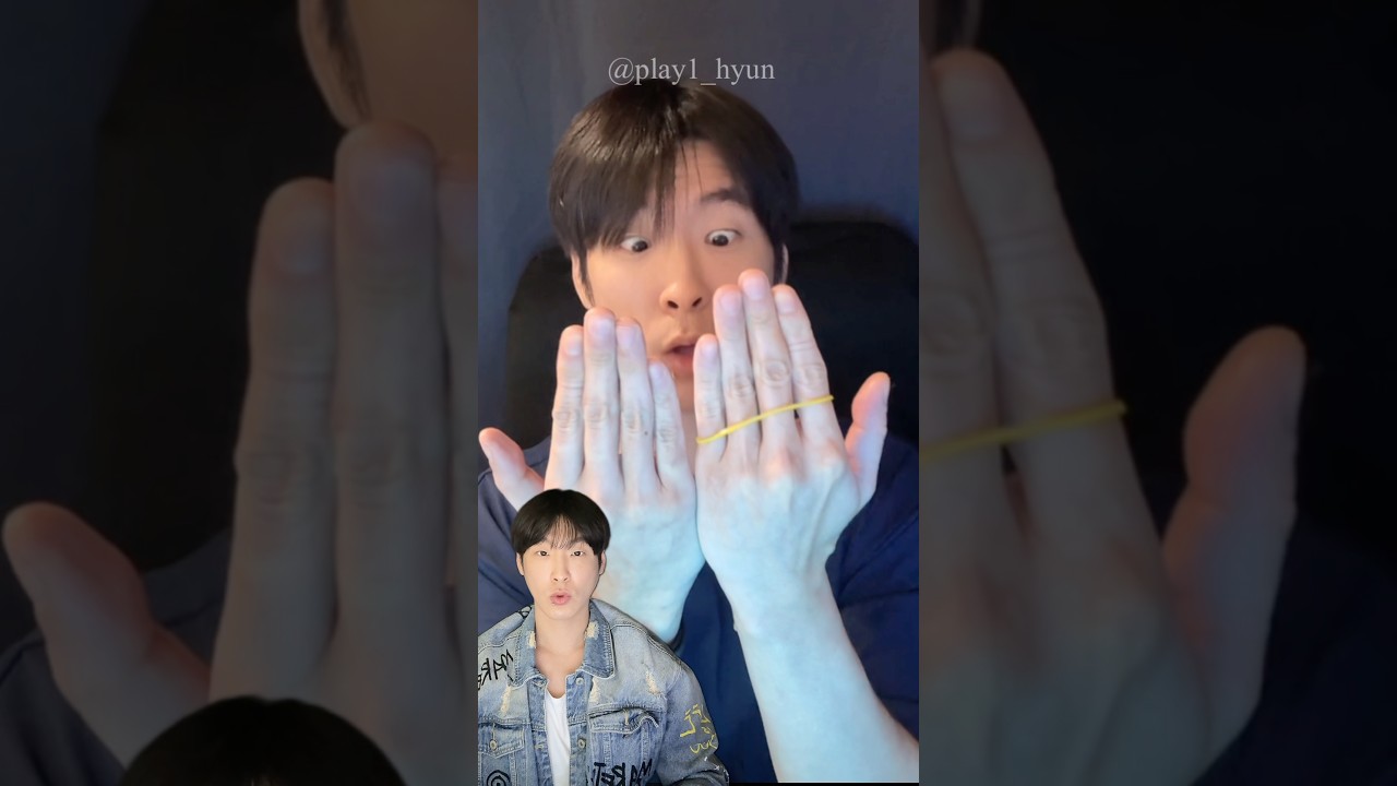 rubber band two hand magic