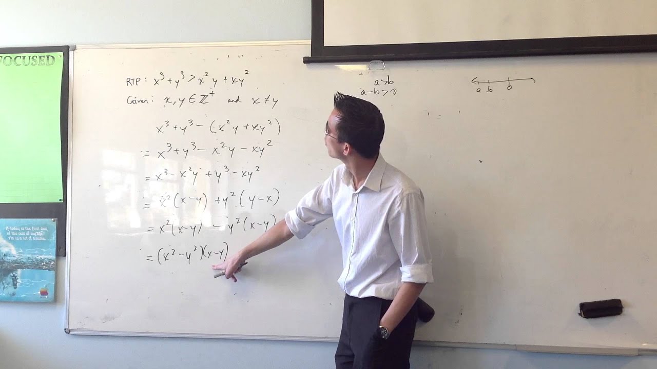 Inequality Proofs: Setting Out