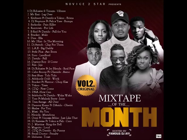 Novice2STAR Presents Mixtape Of The Month Vol 2 Hosted by DJ Ayi class=