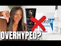 Reacting to OVERHYPED Skincare Products (Black Skin)