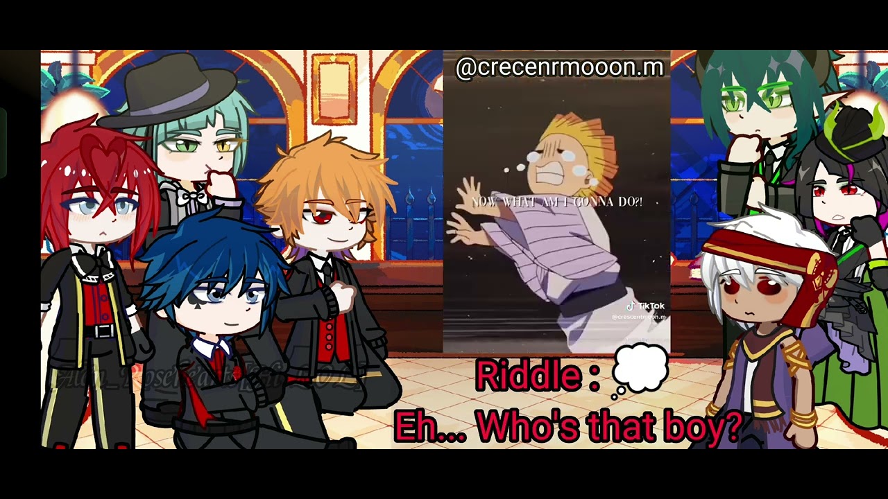 Twisted wonderland react to Yuu as Nezuko Kamado |~• Gacha life 2•~|