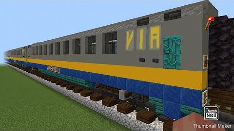 Minecraft VIA LRC Coach Car Tutorial