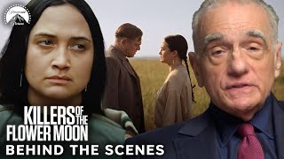 Behind The Scenes w/ Lily Gladstone, Leonardo DiCaprio, Martin Scorsese