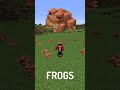 FROGS IN MINECRAFT!?! | #shorts
