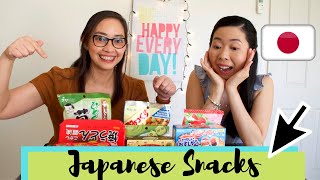 TRYING JAPANESE SNACKS | Travelling Twins Australia