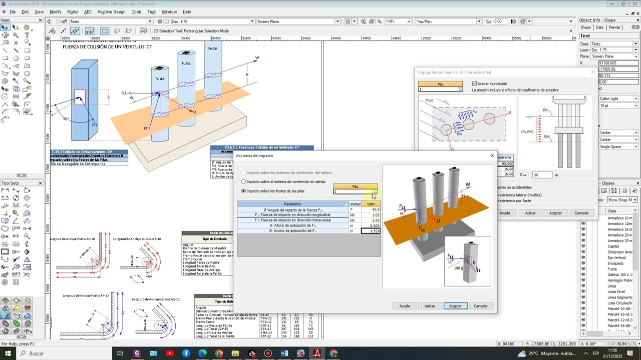 Webinar 7 Pilas Centrales para tableros de puentes vehiculares con CivilEstudio Bolivia