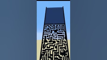 How Does Water Act In A MINECRAFT Maze?