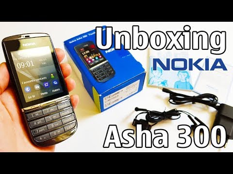 Nokia Asha 300 Unboxing 4K with all original accessories RM-781 review