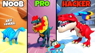 Oggy Becomes T-Rex in Dino Evolution 3D Game, With Jack and Shinchan