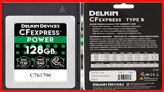 Delkin Devices 128GB Power CFexpress Type B Memory Card (DCFX1-128)