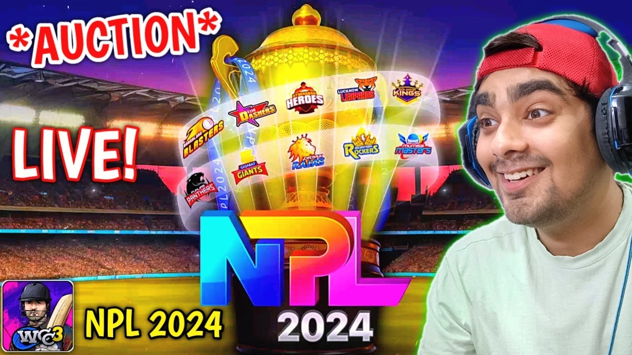 LIVE! Buying NPL AUCTION With RCB WCC3 NPL 2025 YouTube