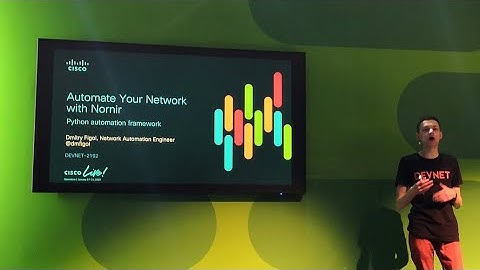 Automate your network with Nornir - Python automation framework