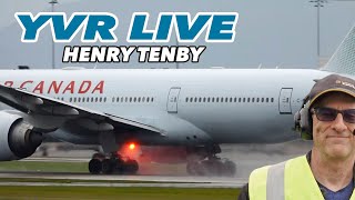 Vancouver YVR Airport LIVE plane spotting with Henry Tenby OCT 9 2025