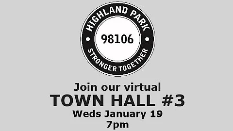 Town Hall #3 - January 19, 2022