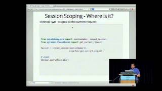 Mike Bayer: Building the App - PyCon 2014