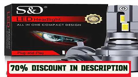 A must-have product! 40000LM Canbus H4 LED Headlight Bulbs 9003 HB2 High Low Beam 120W Car Lights