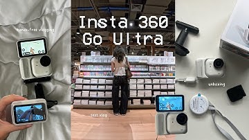 Insta 360 Go Ultra ☁️ | シャイなVloggerに最適なカメラ！開封、テストVlog、Osmo Pocket 3との比較も！
