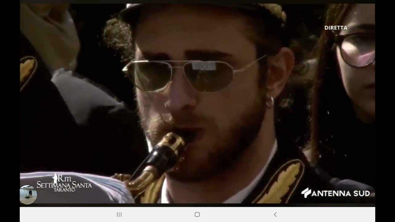 Taranto.Misteri.Rientro  8/4/2023. Banda S.Cecilia .Marcia Funebre 