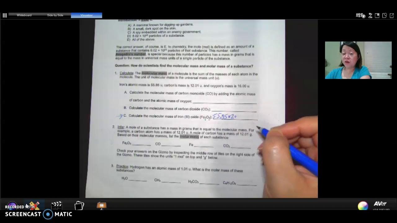 Stoichiometry Gizmo Instructions YouTube