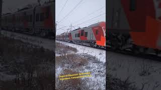 Электропоезд ЭС2Г сообщением Каменск-Уральский - Екатеринбург