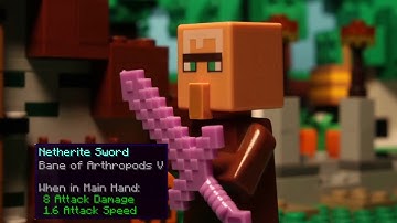 Villager Trading - Lego Minecraft Animation