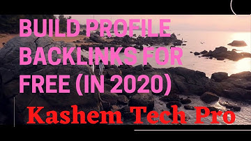 Part 1:Profile Backlinks Bangla Tutorial।Profile Backlink|Backlinks SEO Tutorial 2020#BanglaTutorial
