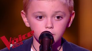 Bourvil  La tendresse | Esteban | The Voice Kids 2023 | Audition à l'aveugle