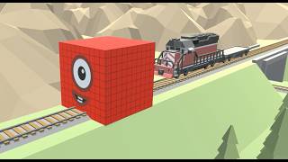 Numberblocks From 1.000 To 10.000 Vs Train