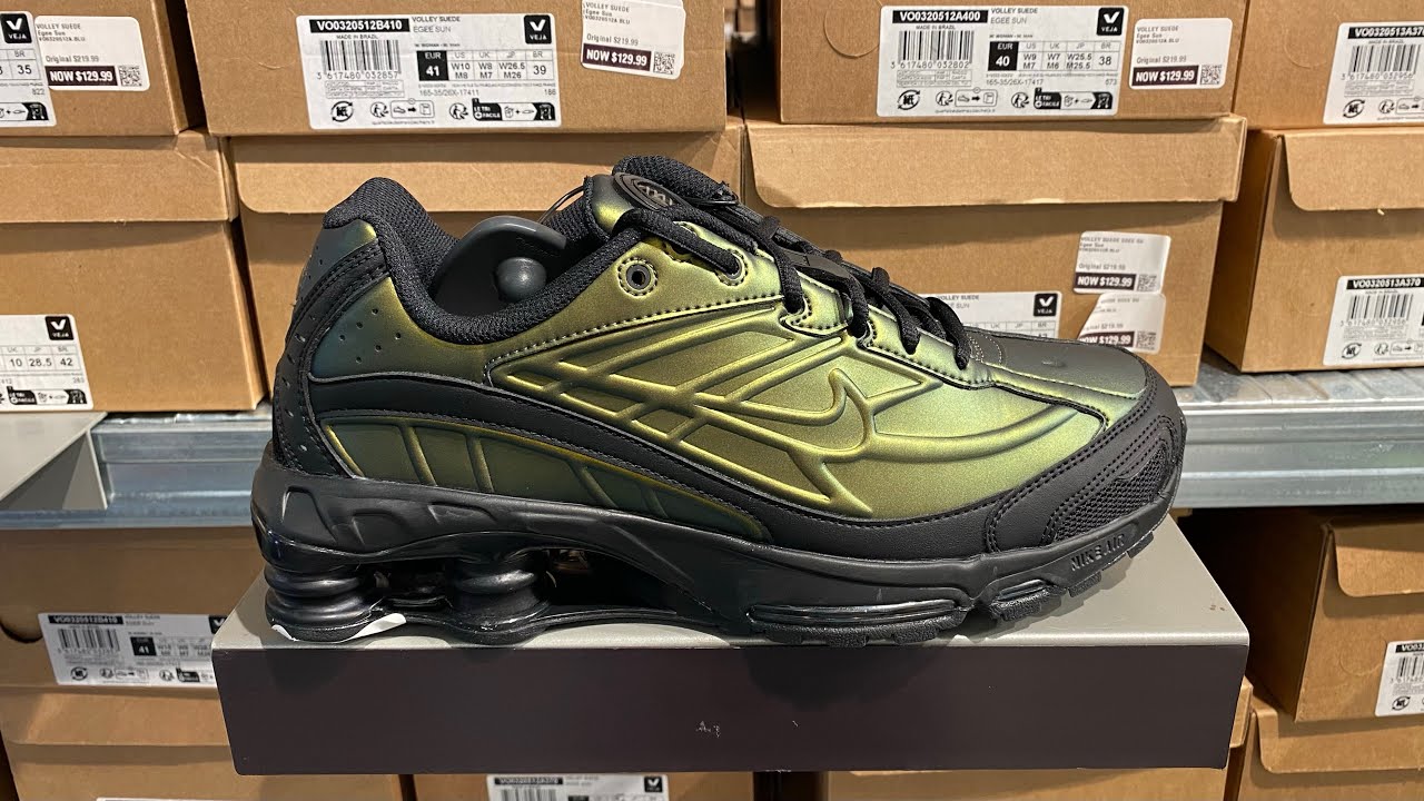 Nike Shox Ride 2 (Black/ Olive Flak/ Metallic Silver/ Black