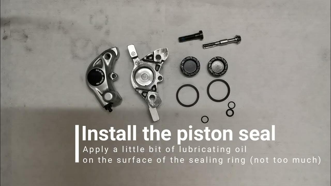 Shimano XT caliper replacement piston and seal rebuild caliper YouTube