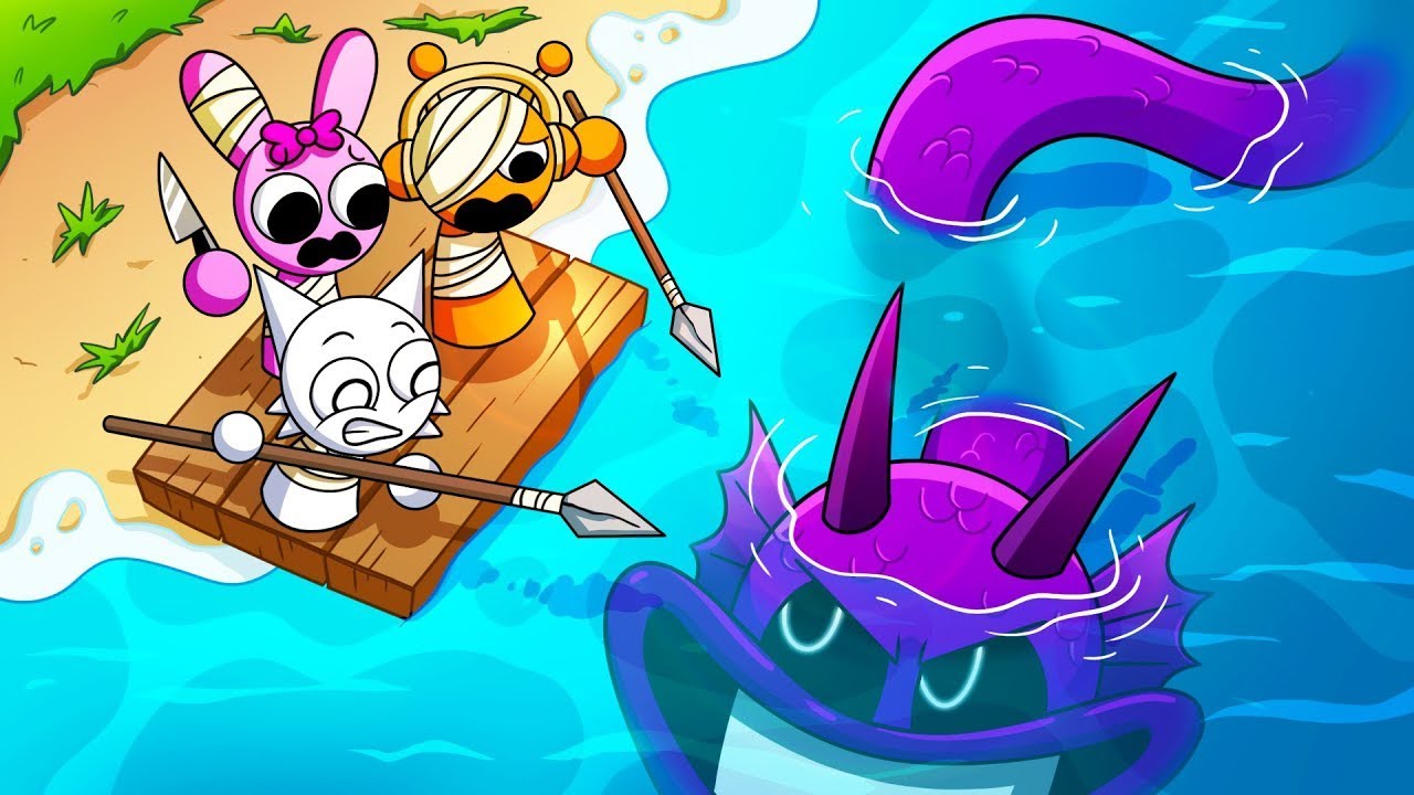SOBREVIVIENDO en la ISLA SPRUNKI… (Animación)