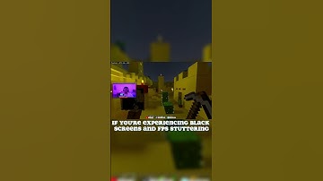 HOW TO FIX PC STUTTERING AND BLACK SCREEN! #shorts