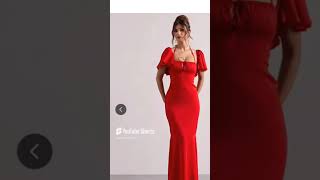 ❤️Red Hot Look 💃Flared Sleeve Maxi Dress ✨💥 Only ₹499 (80% OFF) #vibrantoutfits #coastaloutfit