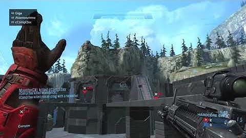 Halo Reach Gameplay | Ranked Hardcore 4v4 CTF Sanctuary (+27)