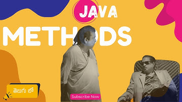Java Methods In Telugu - Static & Instance Methods || Explained with Examples
