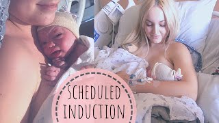 LABOR + DELIVERY STORY | Scheduled Induction at 39 weeks