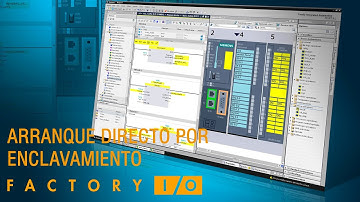 💡 ⚡ARRANQUE DIRECTO POR ENCLAVAMIENTO- TIA PORTAL-PLCSIM-FACTORY IO  SIN PLC FISICO⚡💡