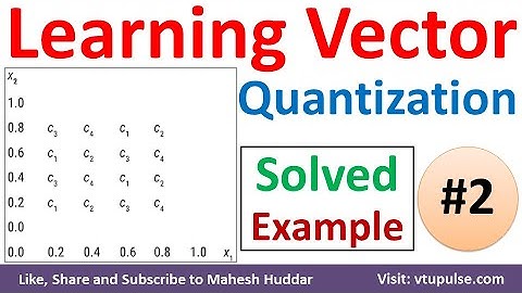 28. LVQ | Learning Vector Quantization Solved Example |  LVQ Solved Example 2 by Mahesh Huddar